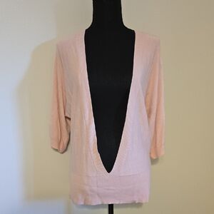 Ann Taylor Soft Pink Knit Top